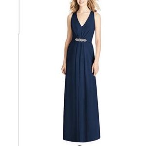 NWT MIDNIGHT Jenny Packham dress with Beaded belt